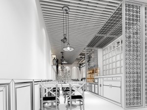 restaurant teahouse cafe drinks clubhouse 137 3D Model