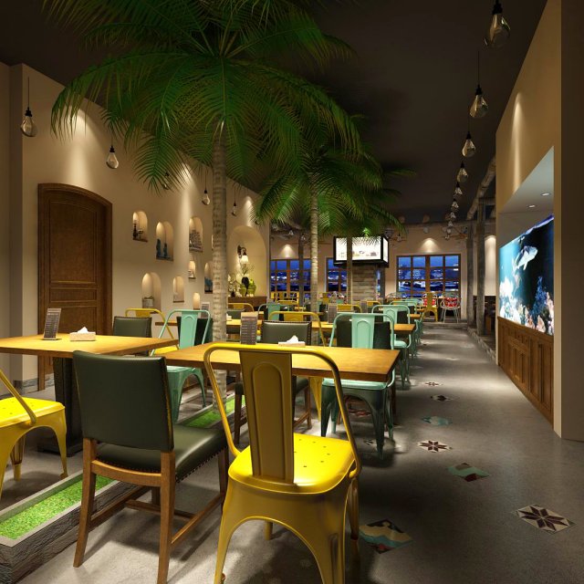 restaurant teahouse cafe drinks clubhouse 138 3D 모델 .c4d .max .obj .3ds .fbx .stl .blend 