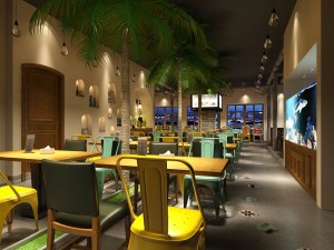 restaurant teahouse cafe drinks clubhouse 138 3D Model
