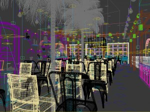 restaurant teahouse cafe drinks clubhouse 138 3D Model
