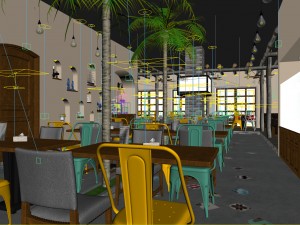 restaurant teahouse cafe drinks clubhouse 138 3D 모델