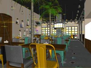 restaurant teahouse cafe drinks clubhouse 138 3D Model