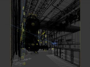 restaurante casa de ch&aacute; caf&eacute; bebidas clube 139 Modelo 3D