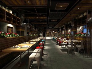restaurant teahouse cafe drinks clubhouse 140 3D Model