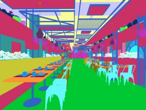 restaurant teahouse cafe drinks clubhouse 140 3D Model