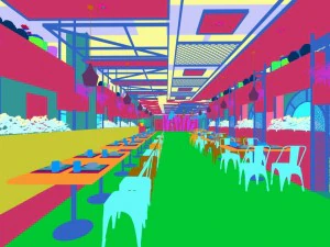 restaurant teahouse cafe drinks clubhouse 140 3D Model