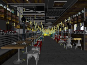restaurant teahouse cafe drinks clubhouse 140 3D Model