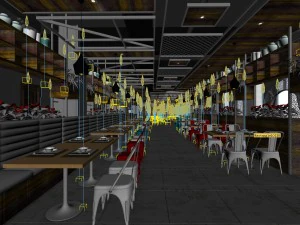 restaurant teahouse cafe drinks clubhouse 140 3D Model