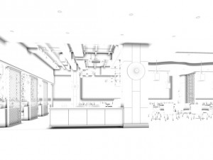restaurant teahouse cafe drinks clubhouse 141 3D Model