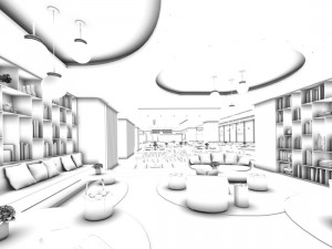 restaurant teahouse cafe drinks clubhouse 142 3D Model