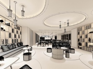 restaurant teahouse cafe drinks clubhouse 142 3D Model
