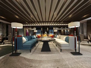 restaurante casa de ch&aacute; caf&eacute; bebidas clube 144 Modelo 3D