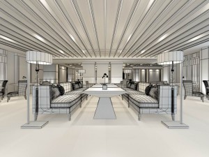 restaurant teahouse cafe drinks clubhouse 144 3D Model