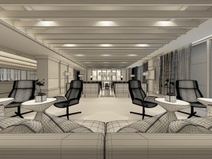 restaurant teahouse cafe drinks clubhouse 144 3D Model