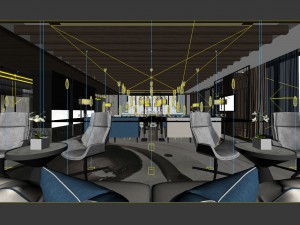 restaurant teahouse cafe drinks clubhouse 144 3D Model