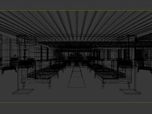 restaurant teahouse cafe drinks clubhouse 144 3D Model