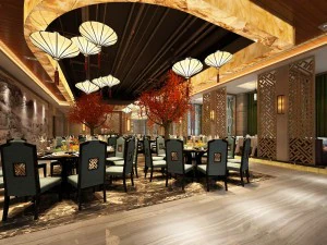 restaurante casa de chá café bebidas clube 145 Modelo 3D