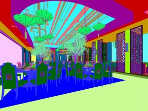 restaurant teahouse cafe drinks clubhouse 145 Modello 3D