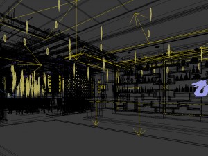 restaurant teahouse cafe drinks clubhouse 145 Modello 3D