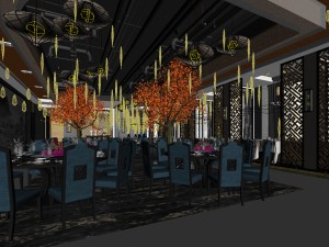 restaurant teahouse cafe drinks clubhouse 145 Modello 3D