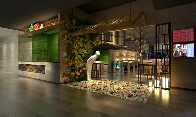 restaurant teahouse cafe drinks clubhouse 146 Modelo 3D .c4d .max .obj .3ds .fbx .stl .blend 