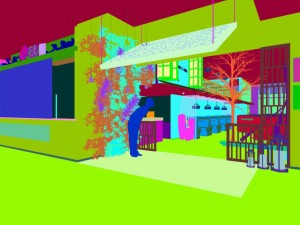 restaurant teahouse cafe drinks clubhouse 146 Modelo 3D