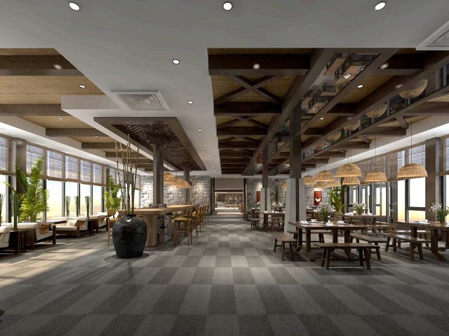 restaurant teahouse cafe drinks clubhouse 148 3D 모델 .c4d .max .obj .3ds .fbx .stl .blend 