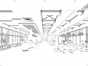 restaurant teahouse cafe drinks clubhouse 148 3D Model