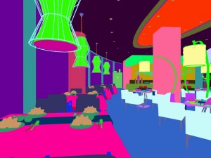 restaurant teahouse cafe drinks clubhouse 150 Modello 3D