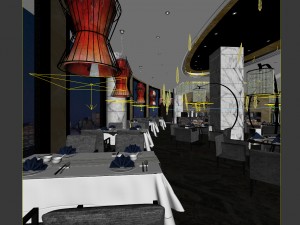 restaurant teahouse cafe drinks clubhouse 150 Modello 3D