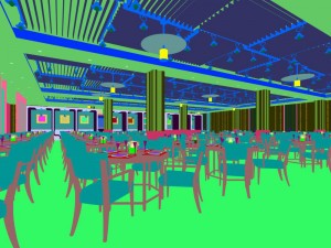 restaurant teahouse cafe drinks clubhouse 151 3D 모델