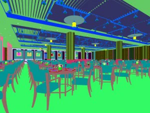 restaurant teahouse cafe drinks clubhouse 151 3D Model