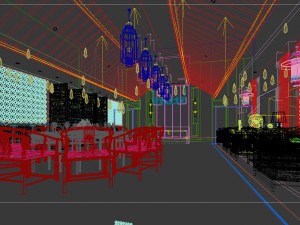 restaurant teahouse cafe drinks clubhouse 152 3D 모델