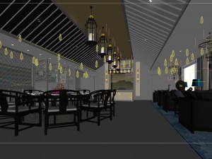 restaurant teahouse cafe drinks clubhouse 152 3D 모델