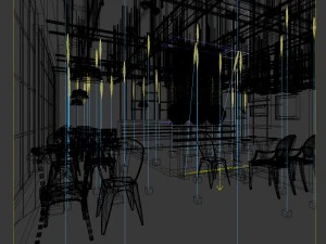 restaurant teahouse cafe drinks clubhouse 153 3D Model