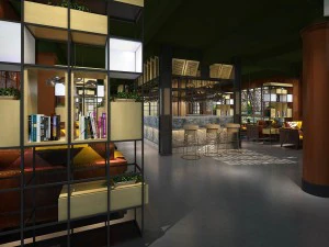 restaurante casa de ch&aacute; caf&eacute; bebidas clube 154 Modelo 3D