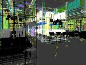 restaurant teahouse cafe drinks clubhouse 154 Modelo 3D