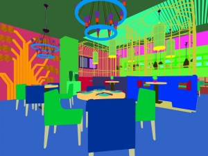 restaurant teahouse cafe drinks clubhouse 155 3D Модель