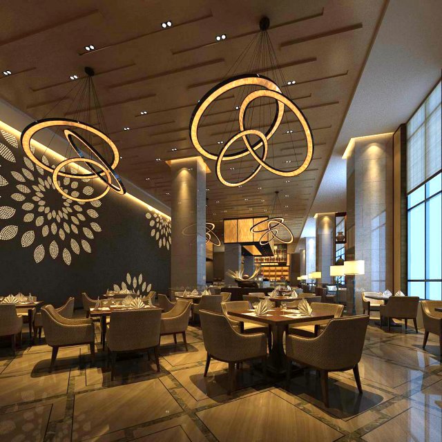 restaurant teahouse cafe drinks clubhouse 156 Model 3D .c4d .max .obj .3ds .fbx .stl .blend 
