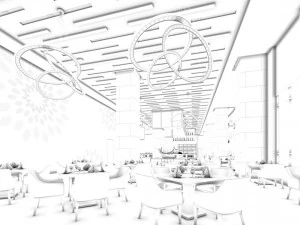 restaurant teahouse cafe drinks clubhouse 156 3D Model