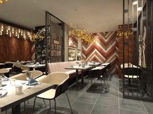 restaurant teahouse cafe drinks clubhouse 158 Modelo 3D