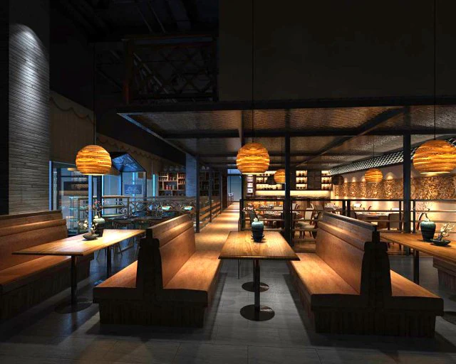 restaurant teahouse cafe drinks clubhouse 160 3D Model .c4d .max .obj .3ds .fbx .stl .blend
