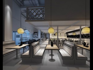 restaurant teahouse cafe drinks clubhouse 160 3Dモデル