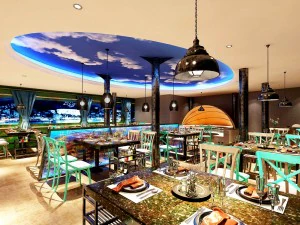 restaurante casa de chá café bebidas clube 161 Modelo 3D