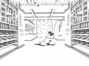 餐厅 茶馆 咖啡厅 饮品 会所 162 3D 模型