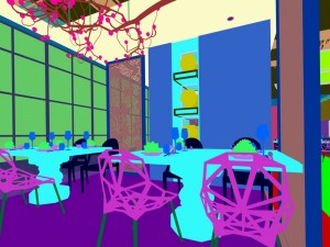 restaurant teahouse cafe drinks clubhouse 163 3D Model