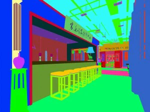 restaurant teahouse cafe drinks clubhouse 164 3D Model