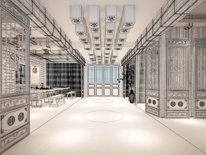 restaurant teahouse cafe drinks clubhouse 164 3D Modell