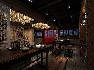 restaurant teahouse cafe drinks clubhouse 164 3D Model