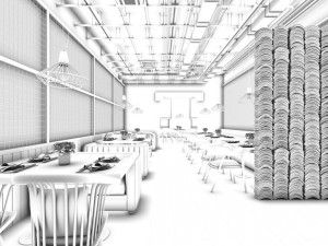 restaurant teahouse cafe drinks clubhouse 167 Modèle 3D